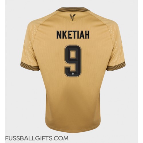 Crystal Palace Eddie Nketiah #9 Fußballbekleidung Auswärtstrikot 2025-26 Kurzarm